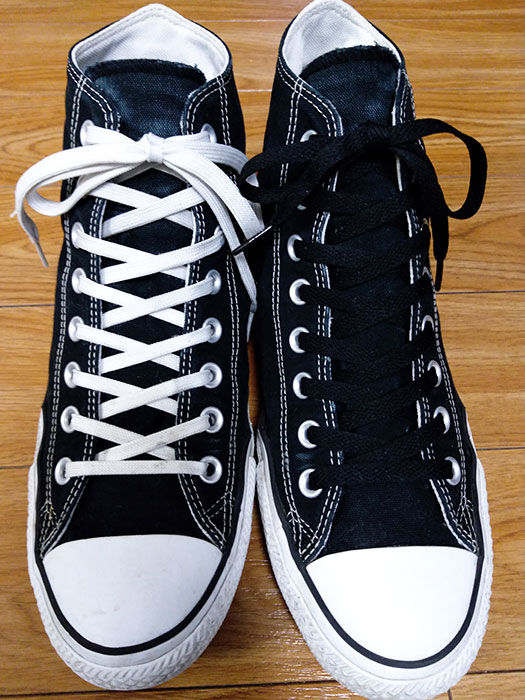 公式★コンバース シューレース 137cm ホワイト 白 靴紐 オールスター